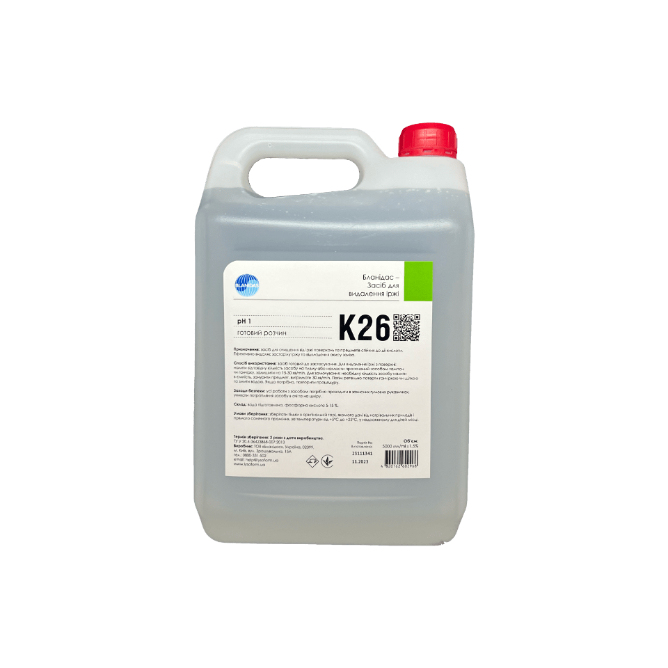 Бланідас – засіб для видалення іржі, 5л